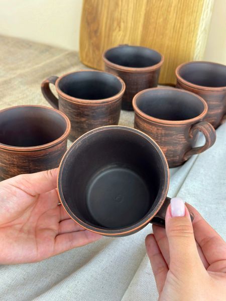 Набір чашок Гладкий 6 шт 3120-3 фото